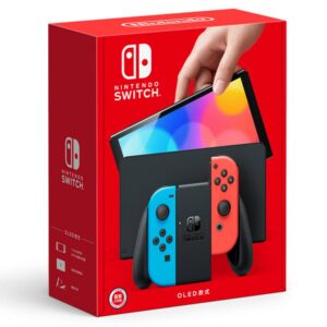 任天堂 Nintendo Switch（OLED款式）電光藍．電光紅 台灣公司貨新竹收購